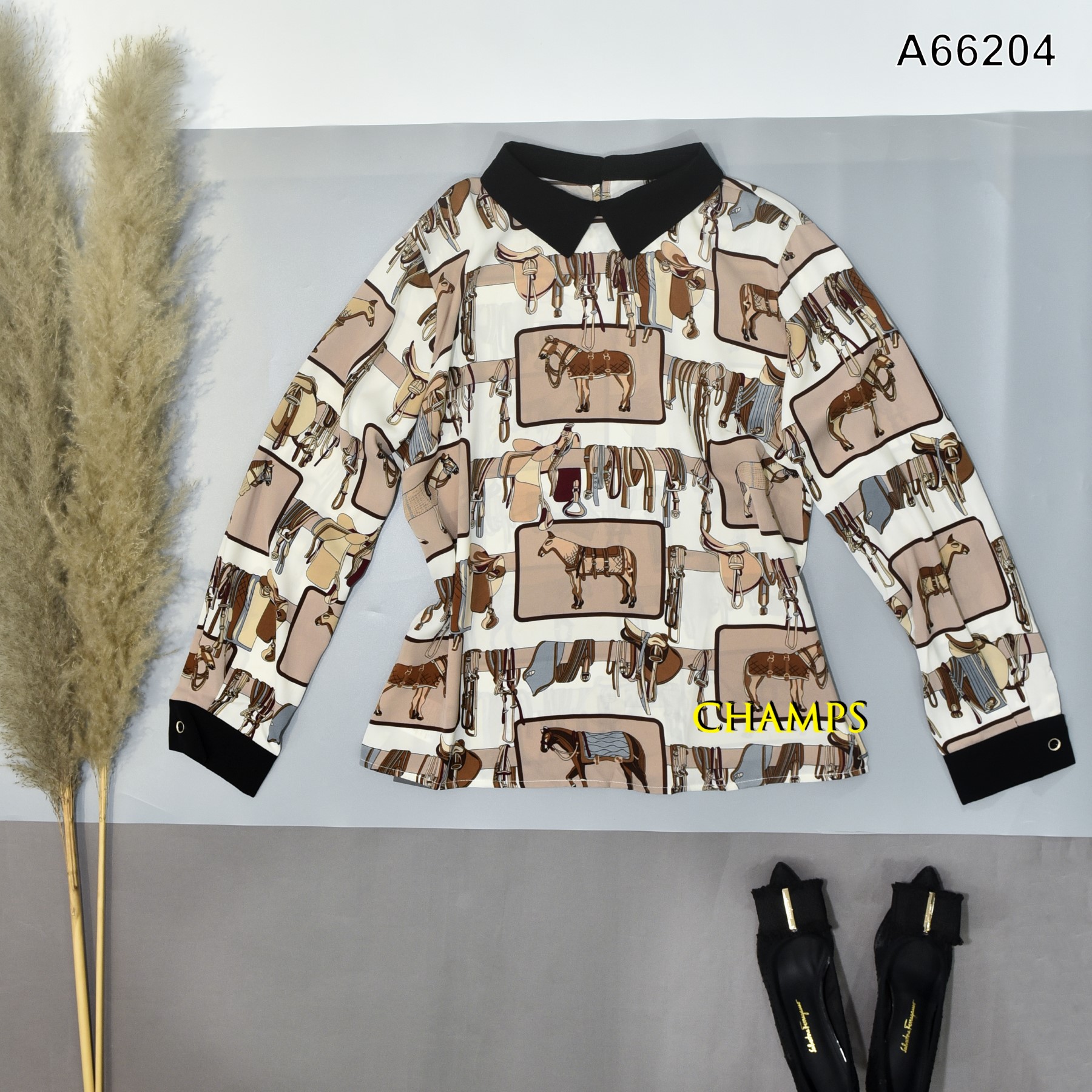 ÁO SƠ MI NÂU NGỰA 66204