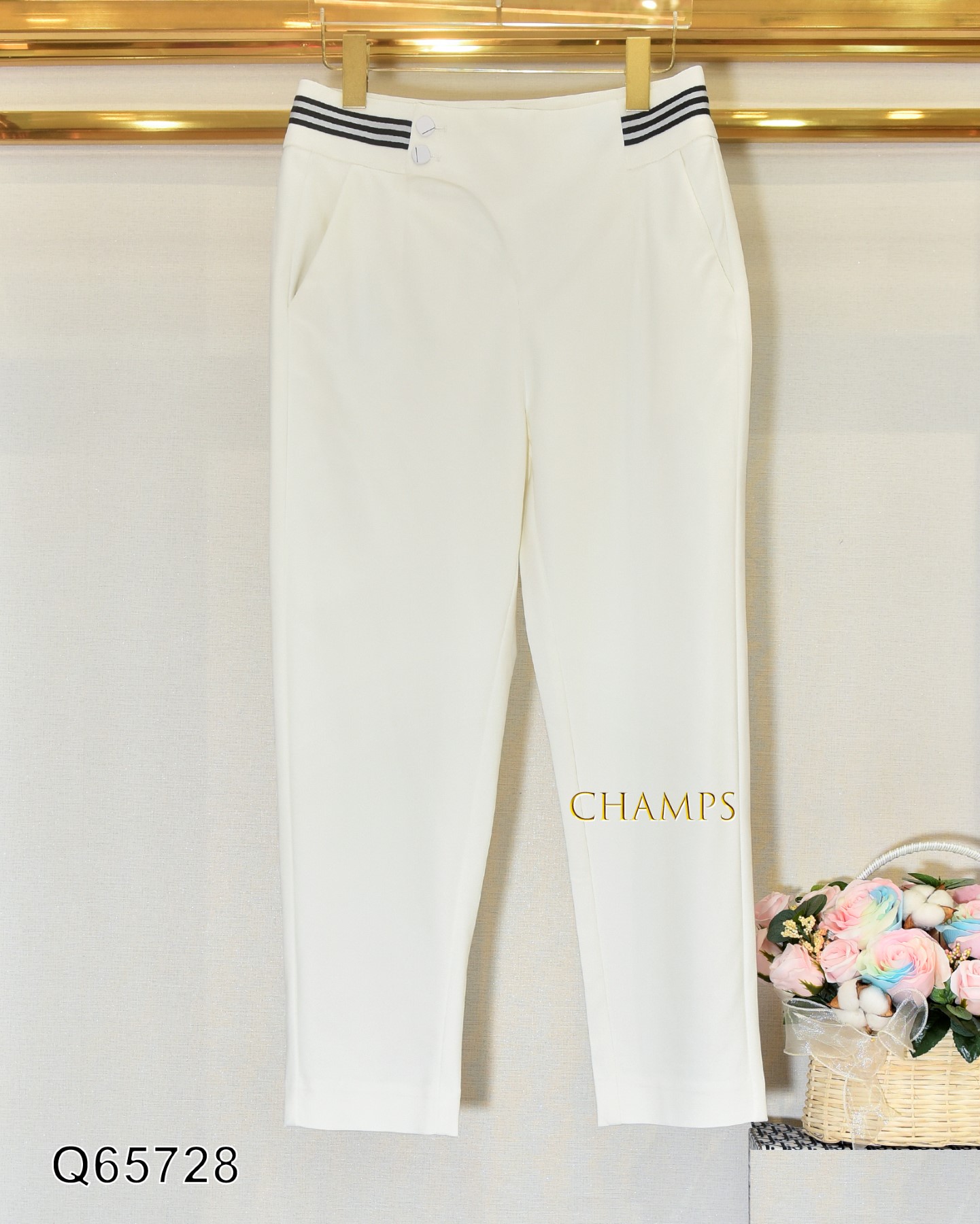 QUẦN TRẮNG LƯNG VIỀN 65728