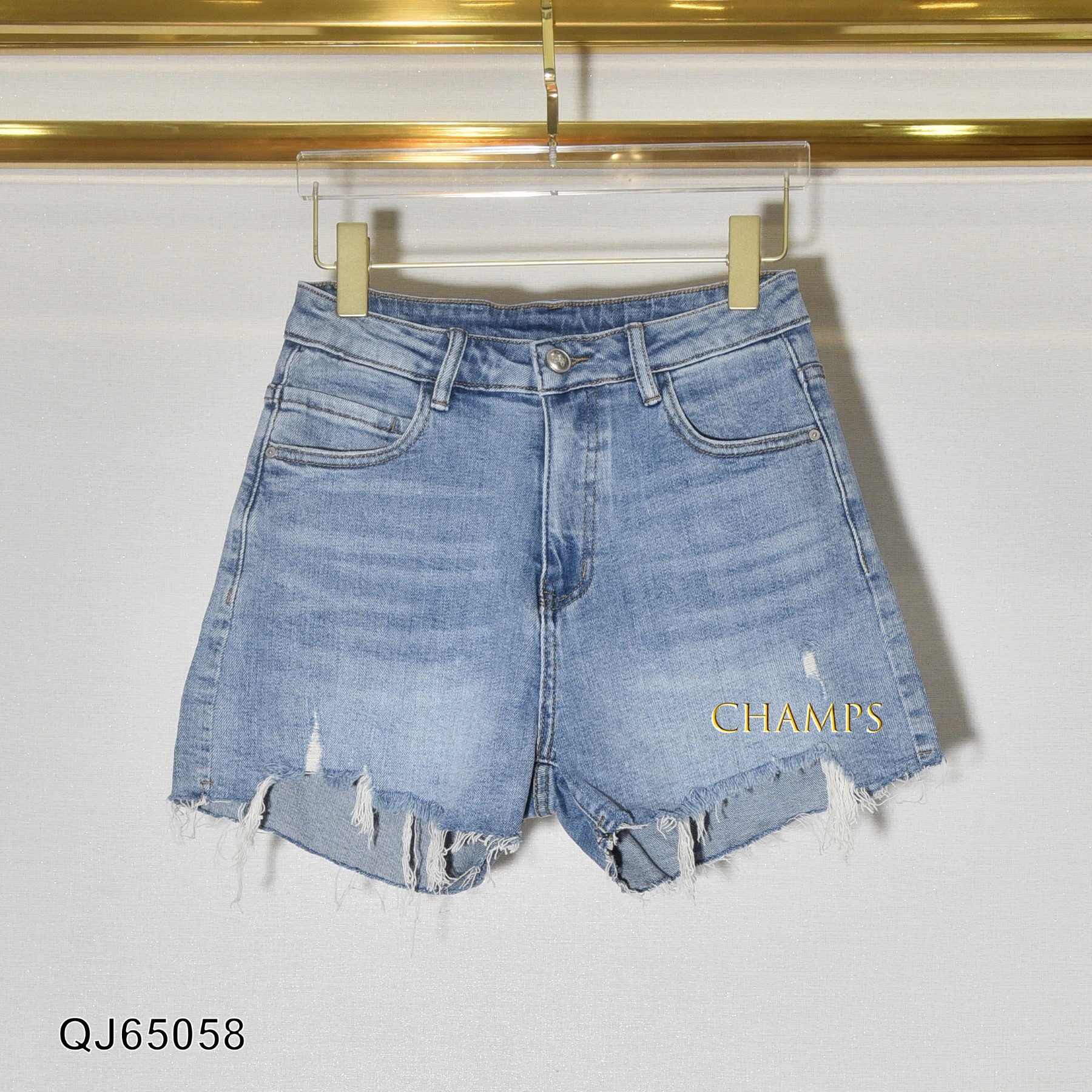 QUẦN SHORT JEAN TÚI GẤU 65058