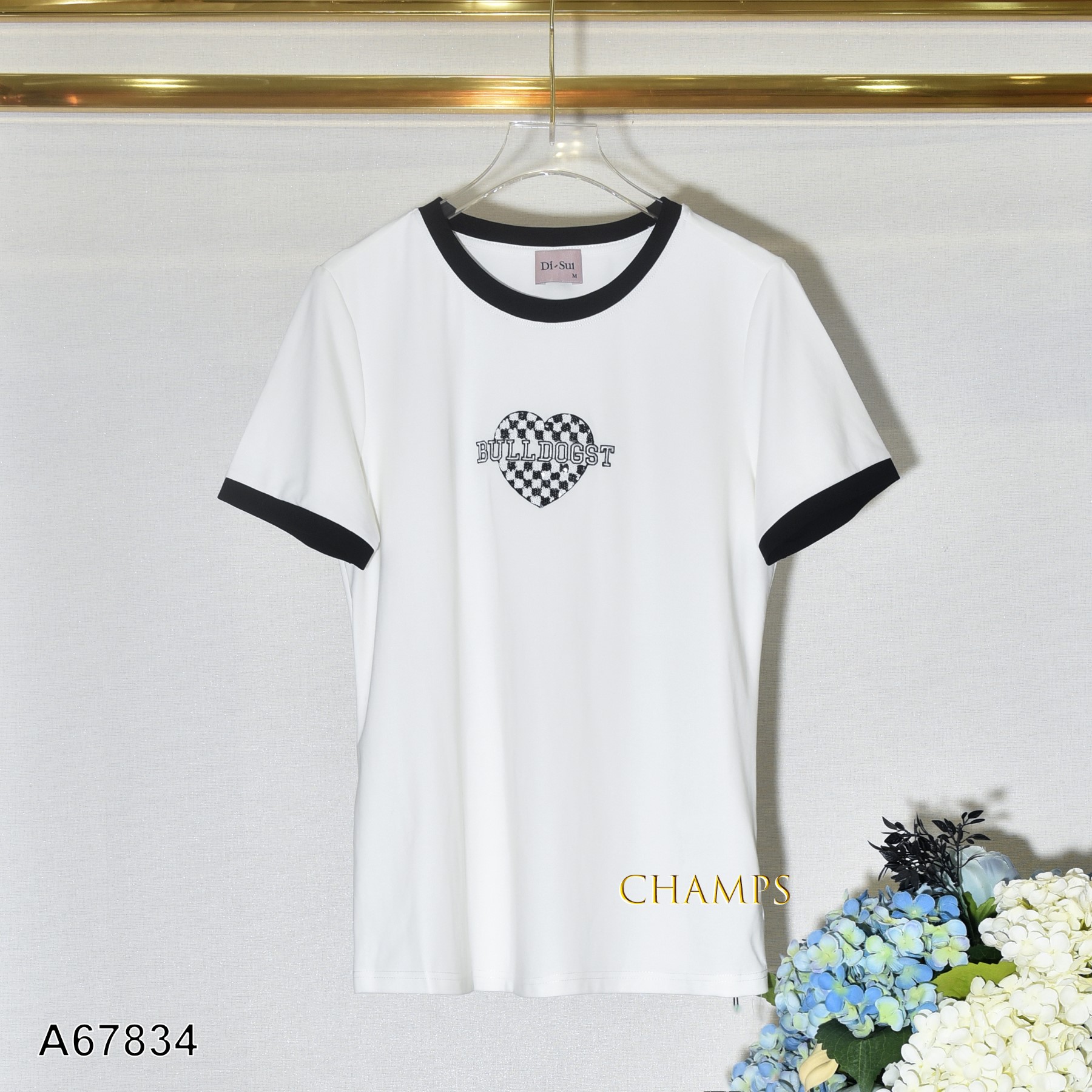 ÁO THUN DISUI TRẮNG TIM 67834