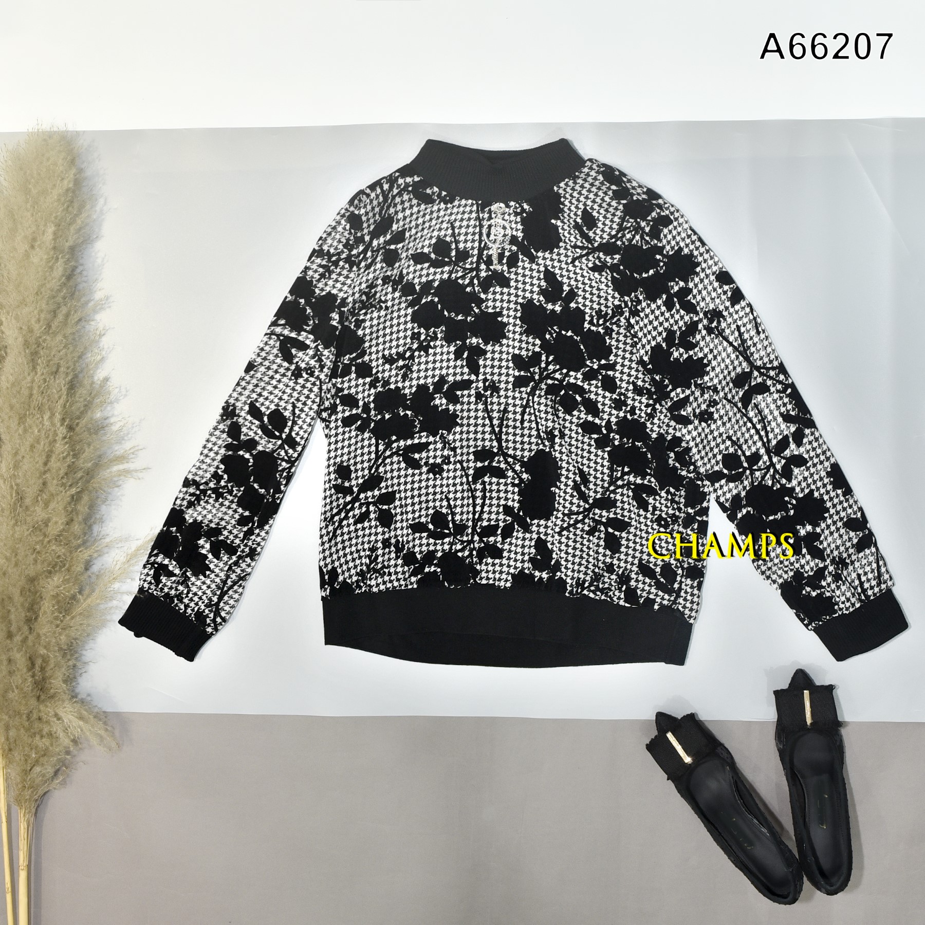 ÁO ĐEN PHA NHUNG 66207