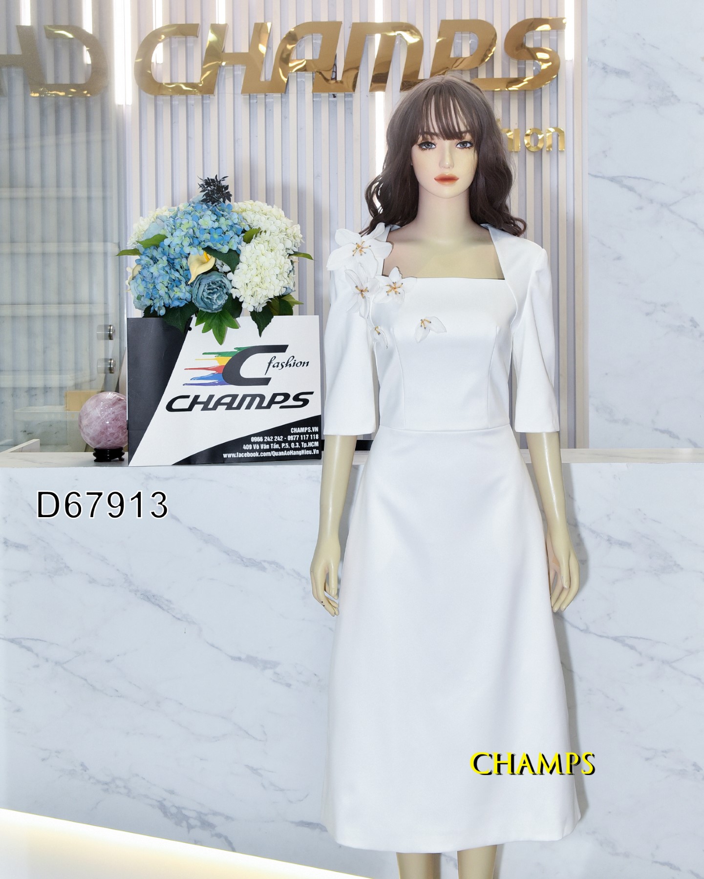ĐẦM TRẮNG DÀI HOA 67913