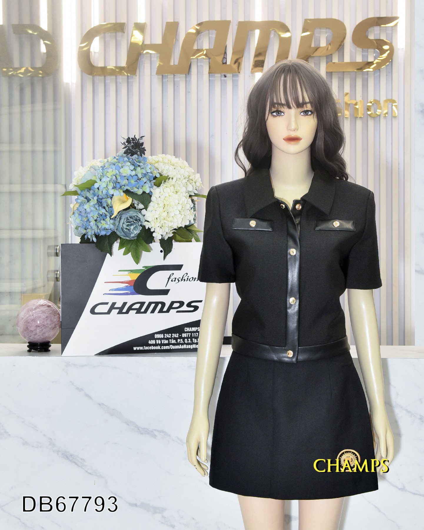 BỘ ĐEN LV PHỐI DA +CV 67793