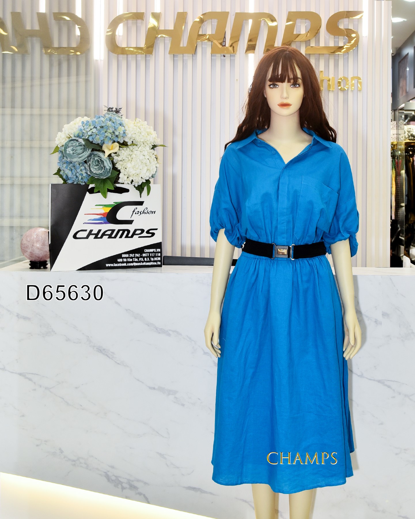 ĐẦM LENIN XANH +DN 65630