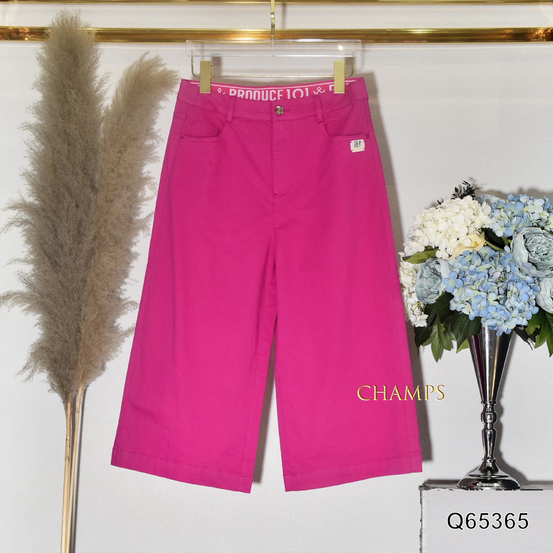 QUẦN KAKI LỬNG ỐNG SUÔN HỒNG 65365