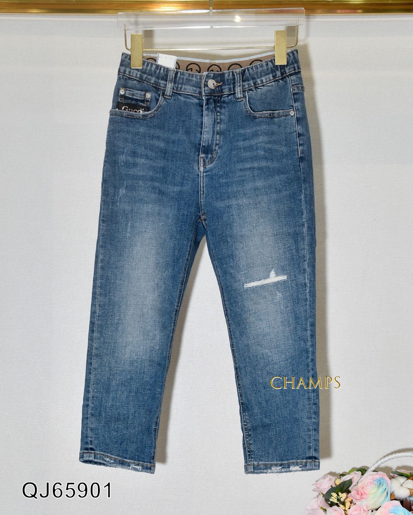 QUẦN JEAN 90PHAN XANH NHẠT 65901