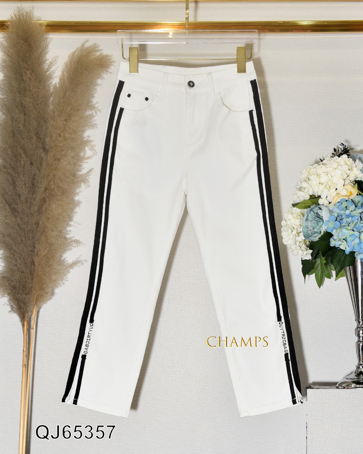 QUẦN JEAN TRẮNG VIỀN 65357