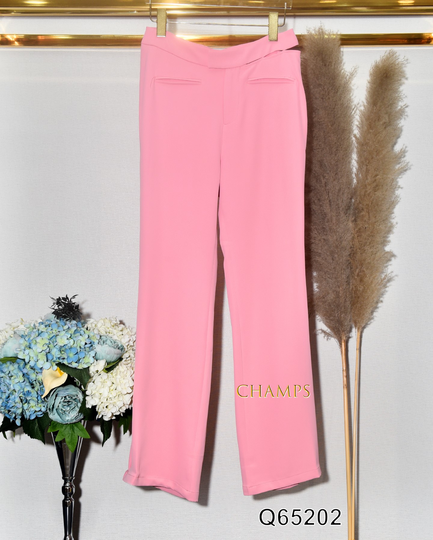 QUẦN TÂY BASS HỒNG 65202