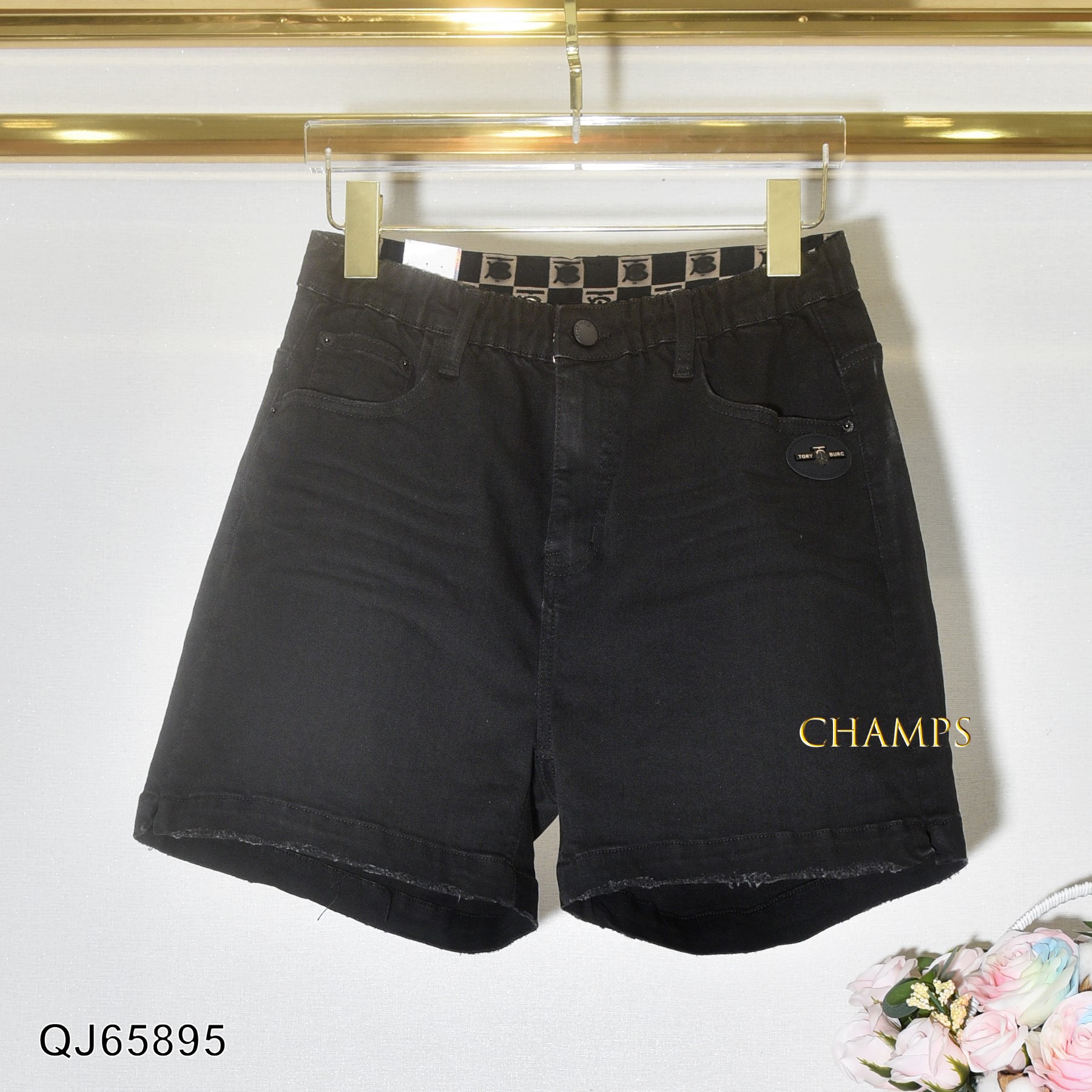 QUẦN JEAN SHORT ĐEN 65895