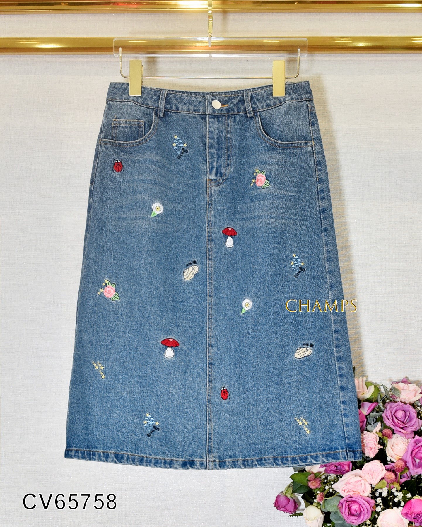 CHÂN VÁY JEAN DÀI HÌNH 65758