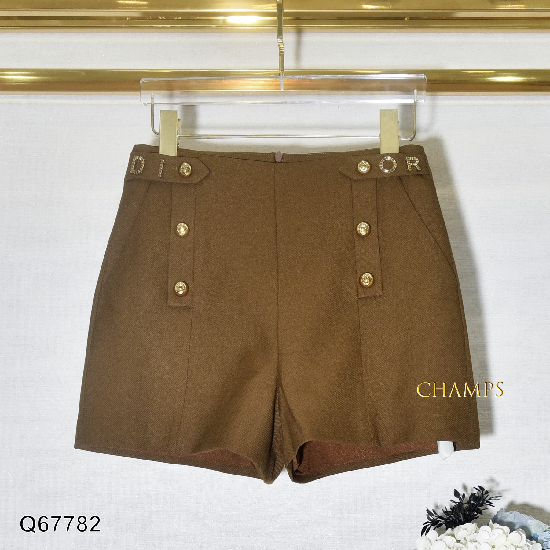 QUẦN SHORT NÂU DIOR 67782