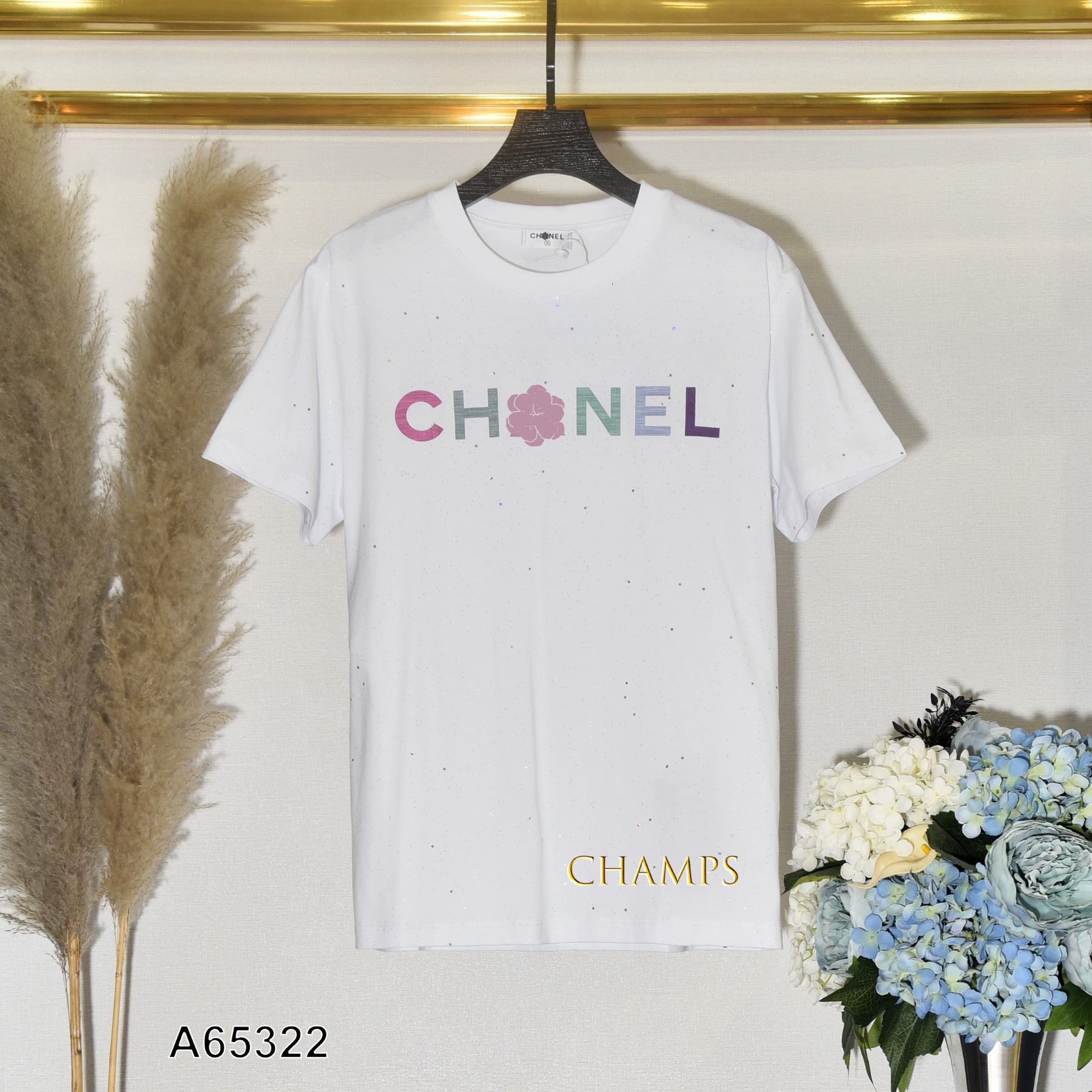ÁO THUN TRẮNG CHANEL 65322