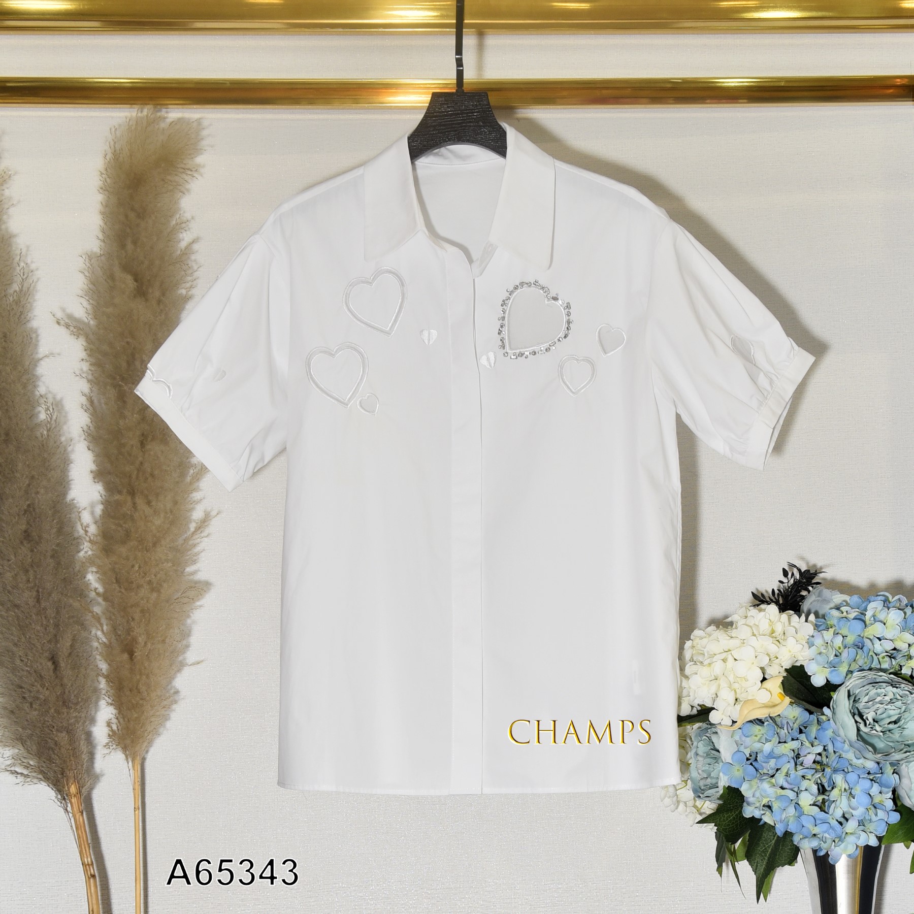 ÁO SƠ MI TRẮNG TIM 65343