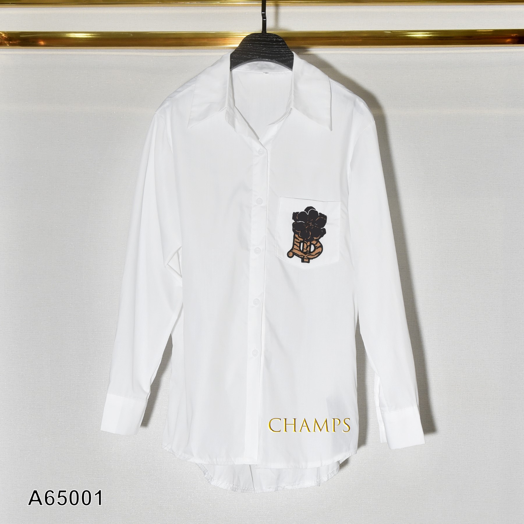 ÁO THUN SƠ MI TRẮNG TÚI B 65001