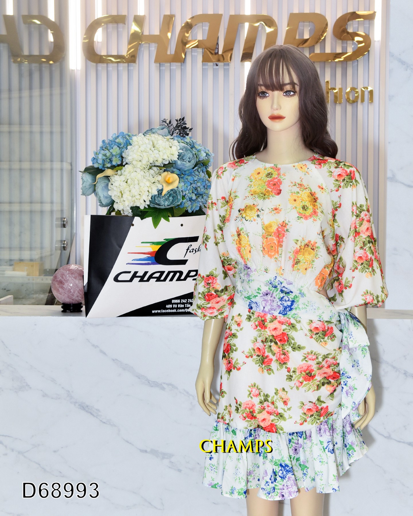 ĐẦM XÔ HOA NHIỀU ZIMBERMAN 68993