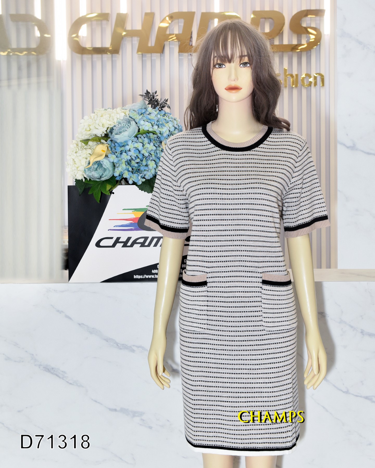 ĐẦM LEN 2 TÚI SUÔN 71318