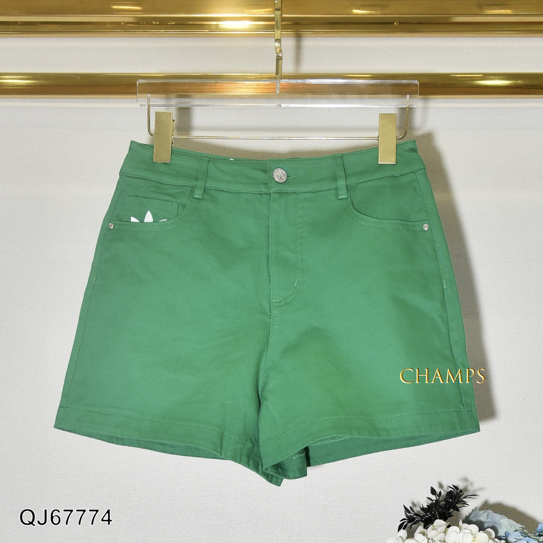 QUẦN SHORT JEAN XANH LÁ 67774