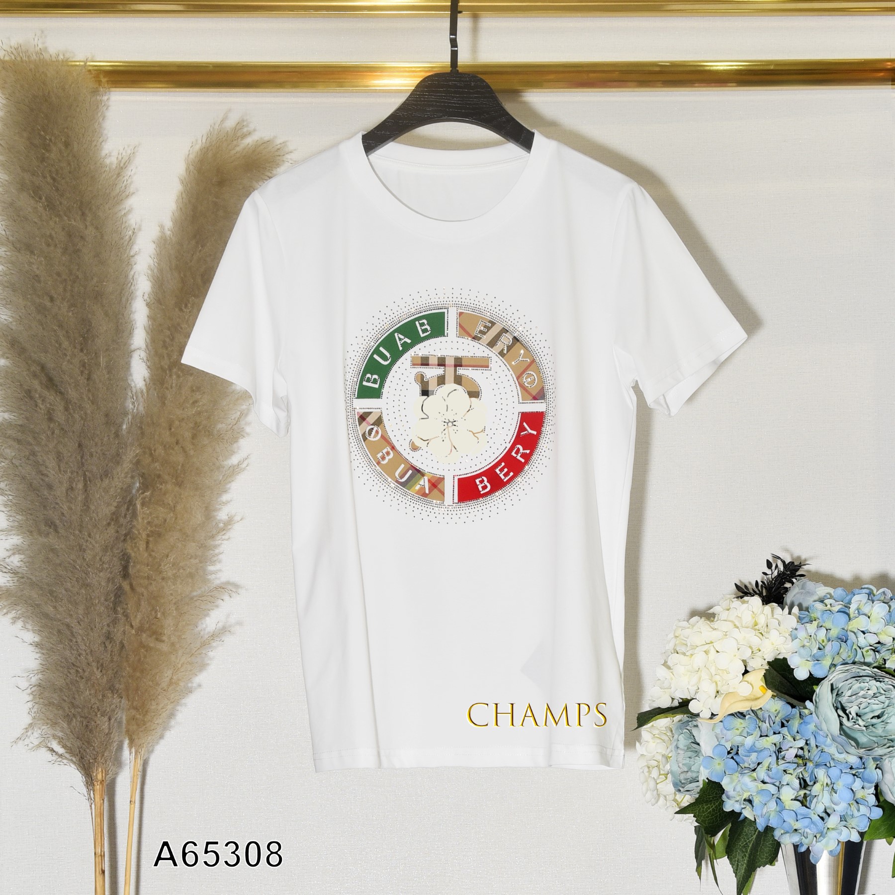 ÁO THUN BBR CƯỜM TRẮNG 65308