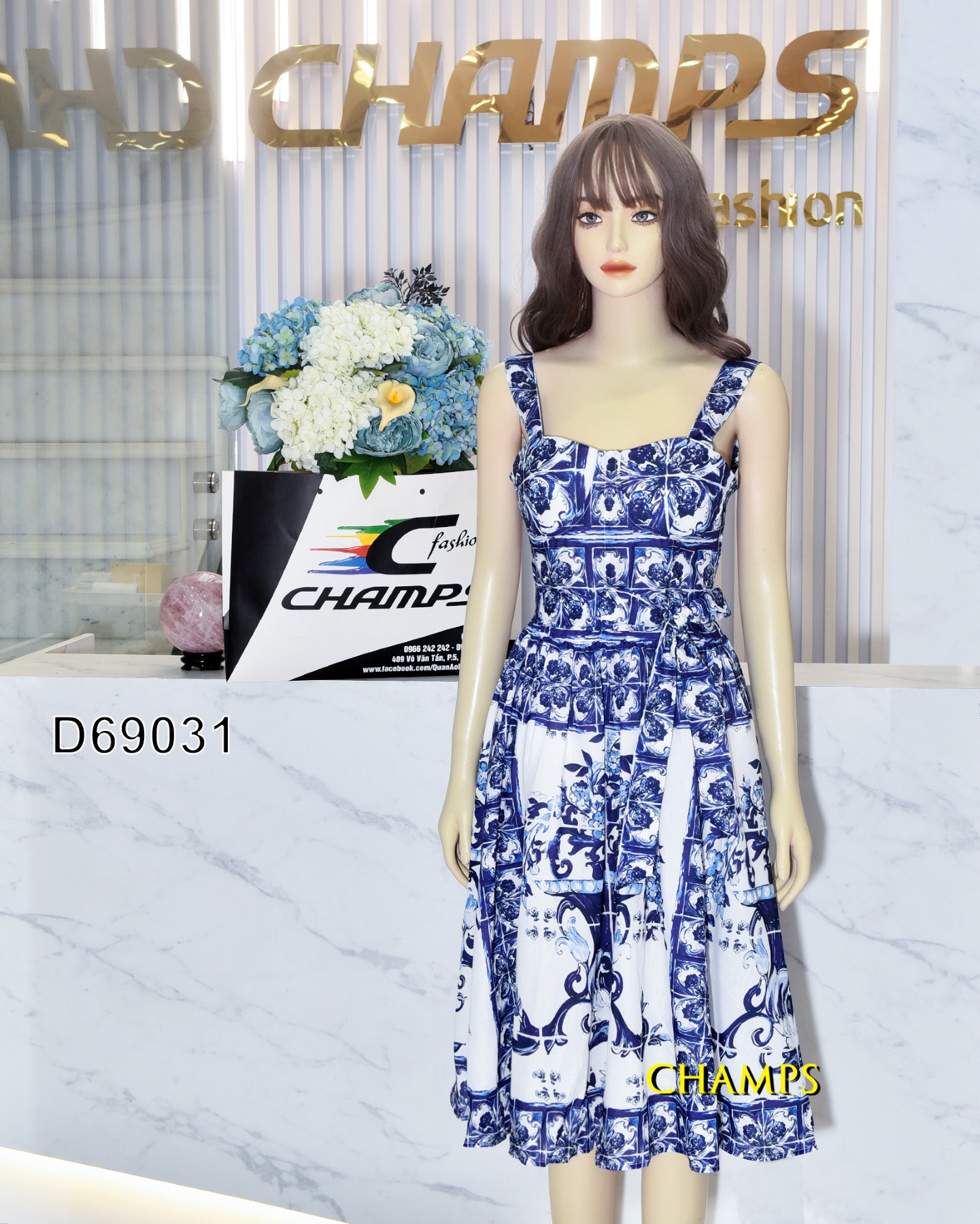 ĐẦM 2 DÂY NGẮN D&G +DN 69031