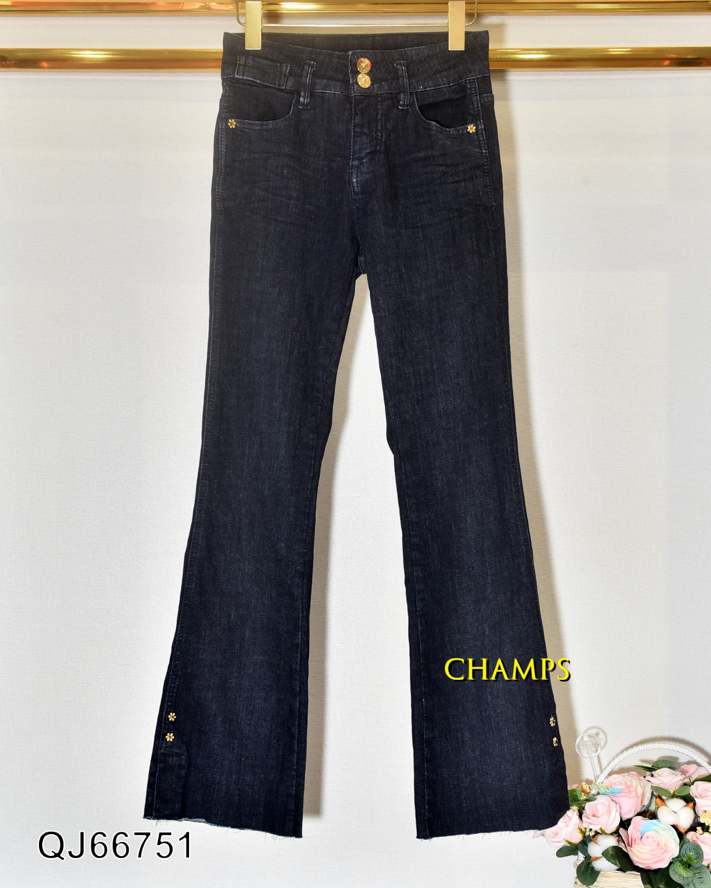 QUẦN JEAN BASS XANH ĐẬM +DN 66751