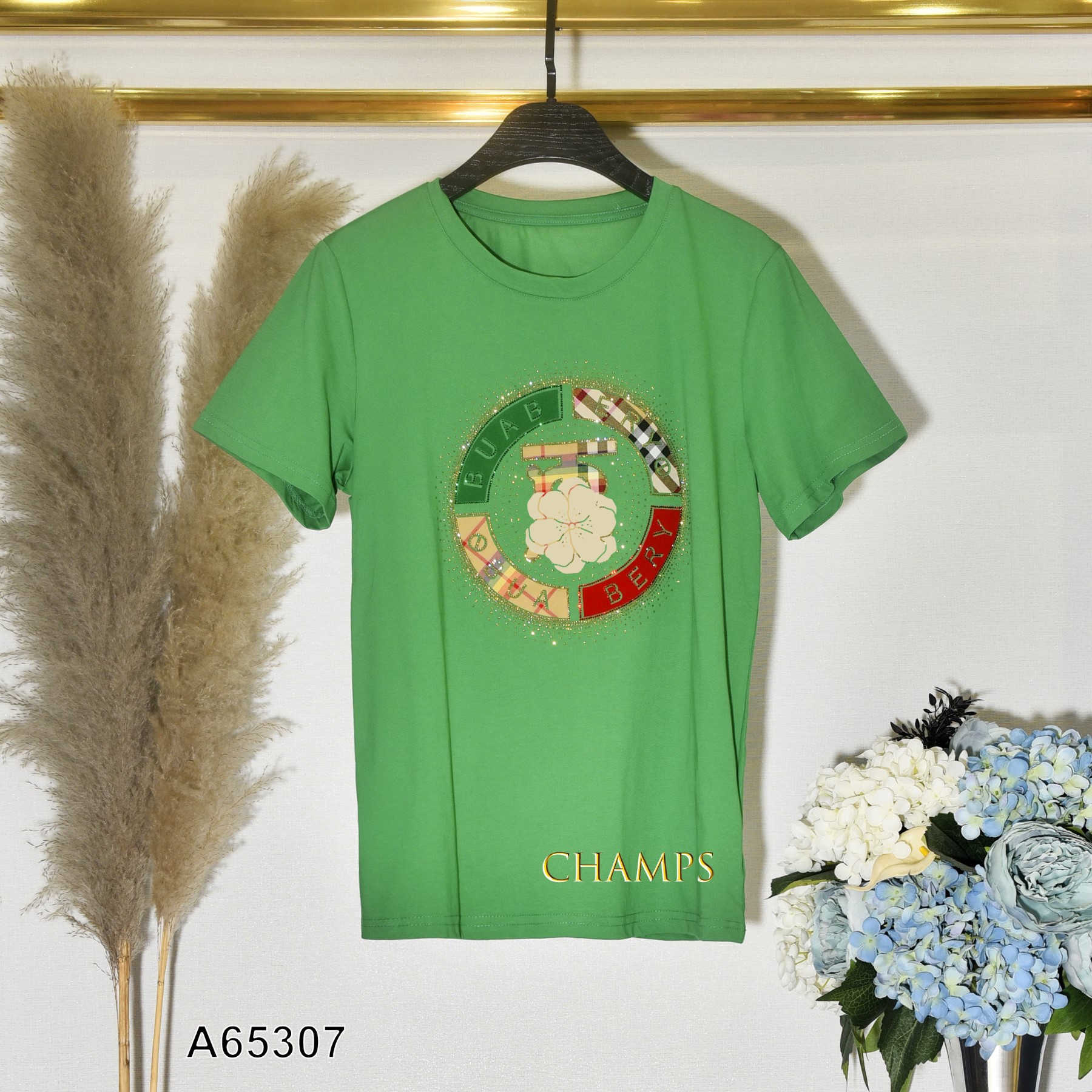 ÁO THUN BBR CƯỜM XANH 65307