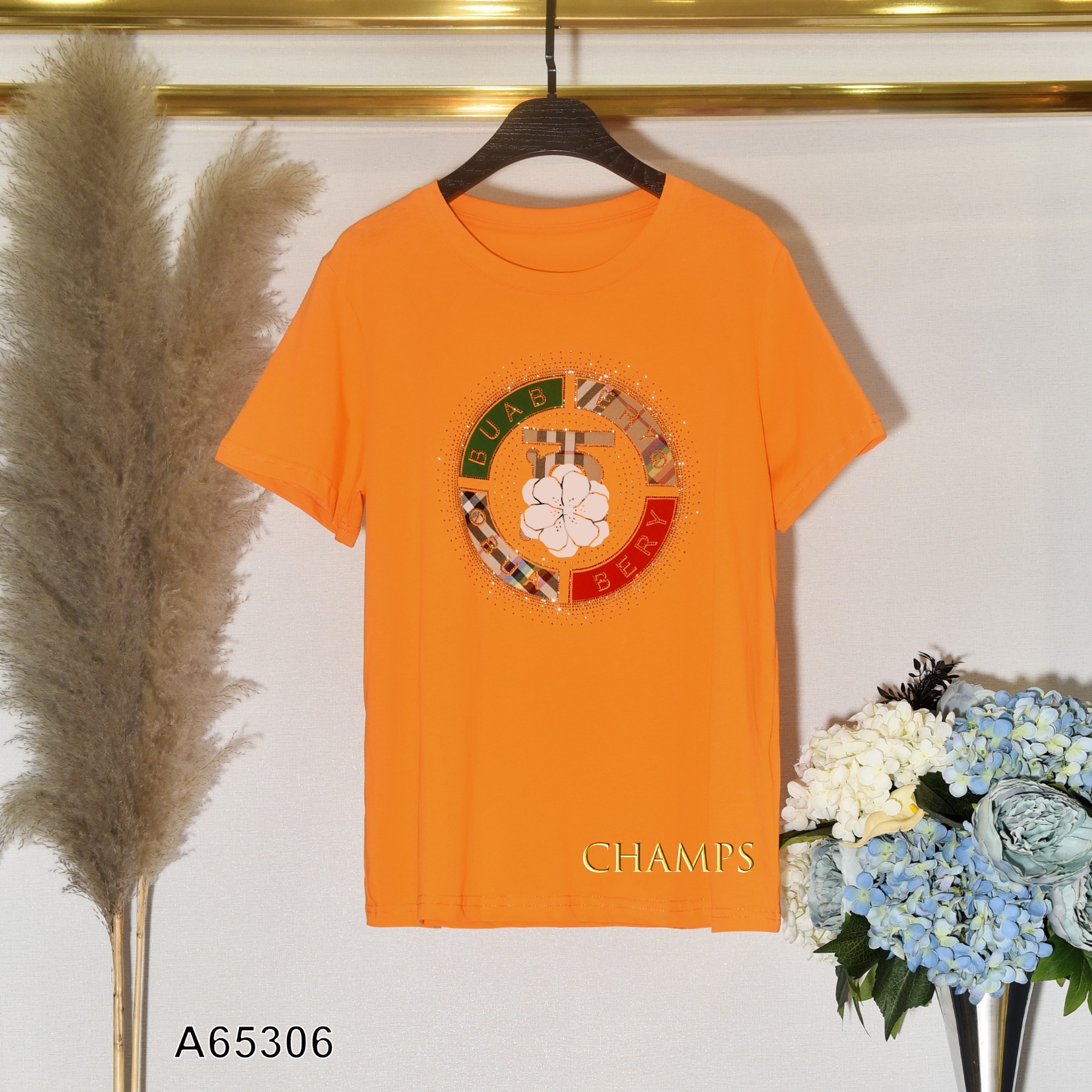 ÁO THUN BBR CƯỜM CAM 65306