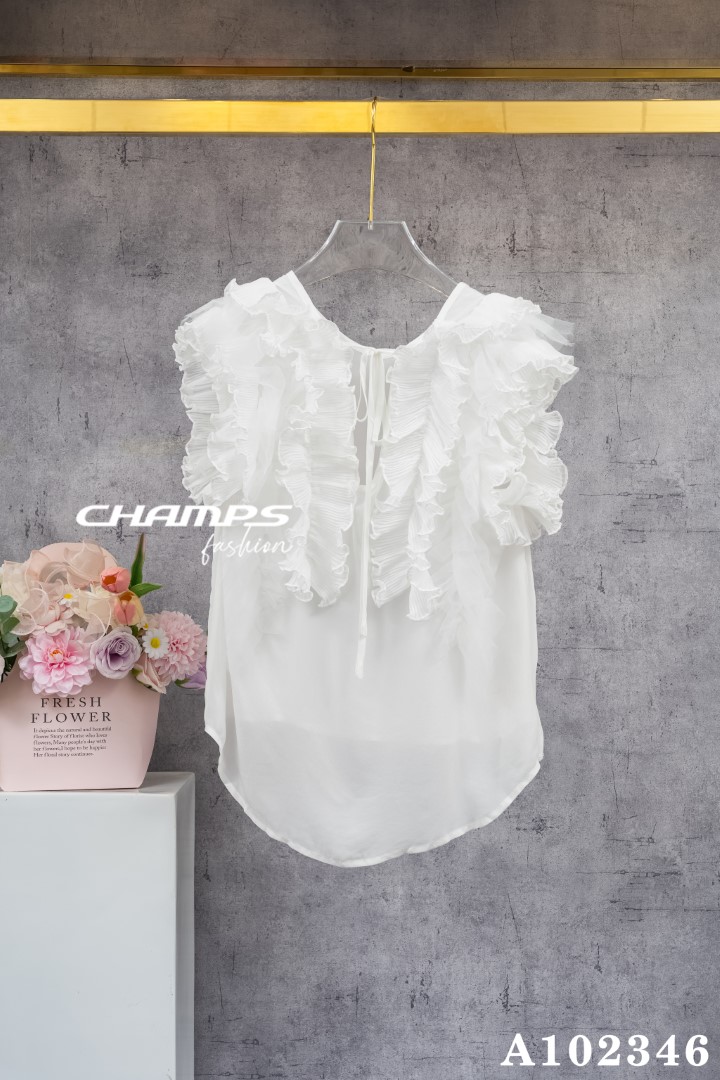 ÁO TƠ VAI BEO TRẮNG 102346