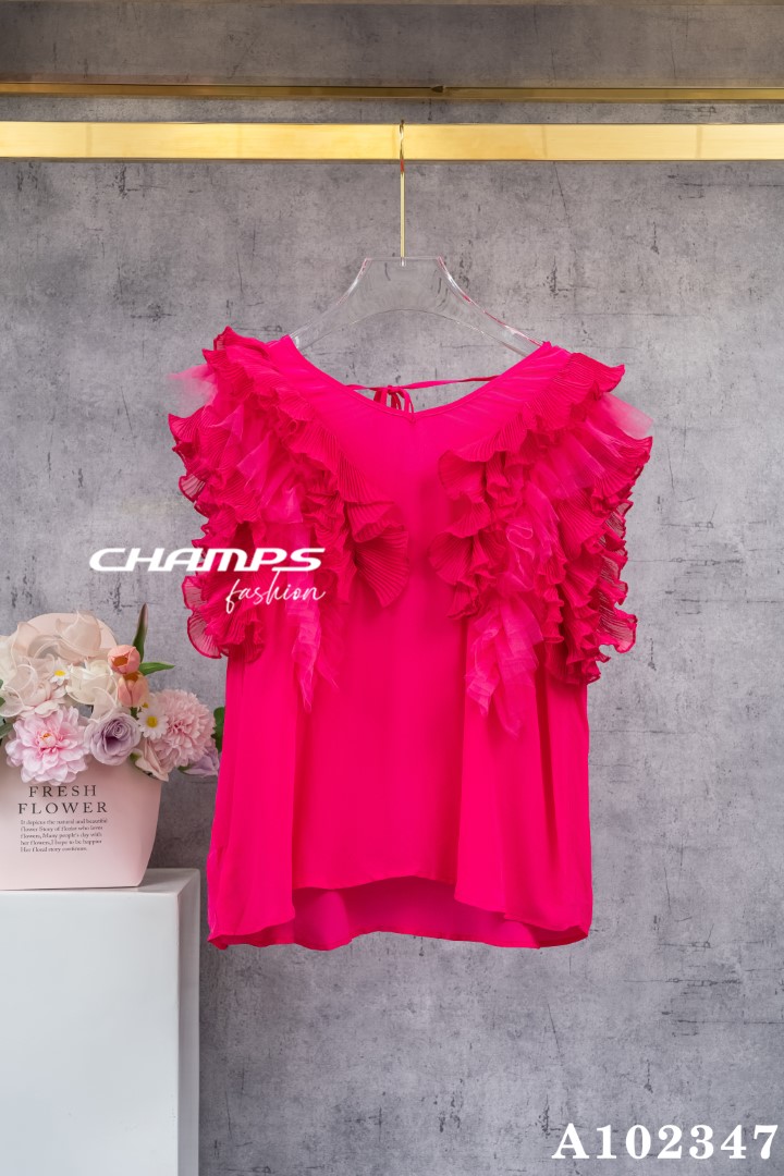 ÁO TƠ VAI BEO HỒNG 102347