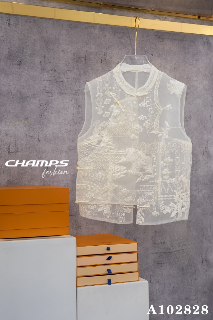 ÁO TƠ TRẮNG CỔ PHỤC 102828