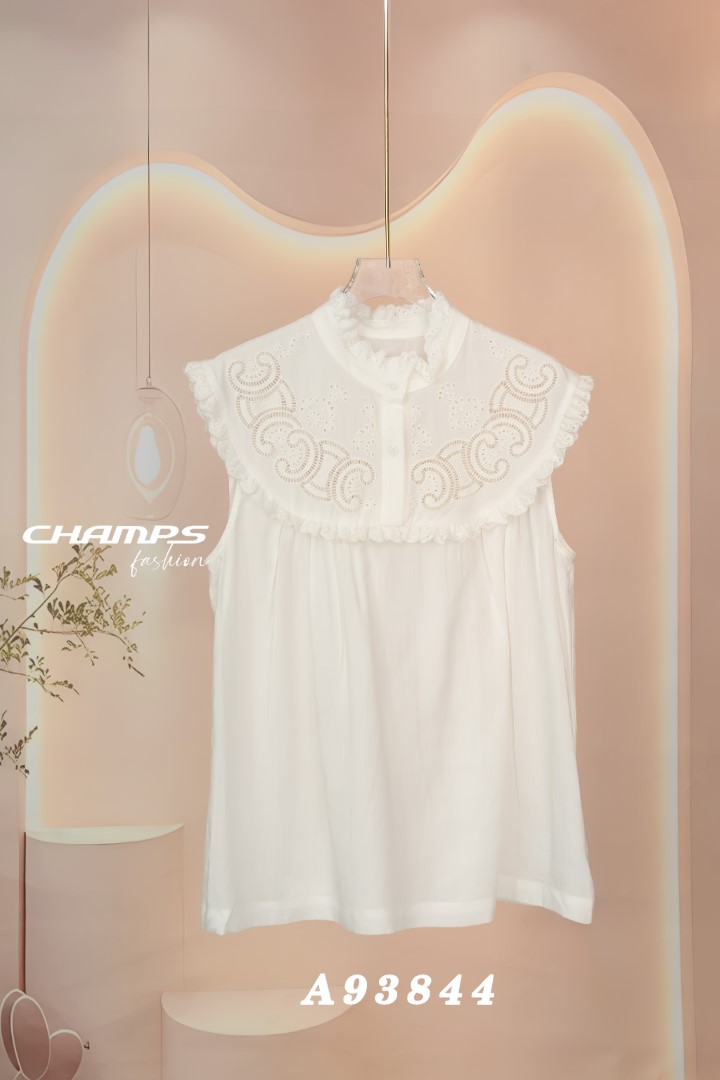 ÁO TRẮNG XÔ LINEN CELINE 93844