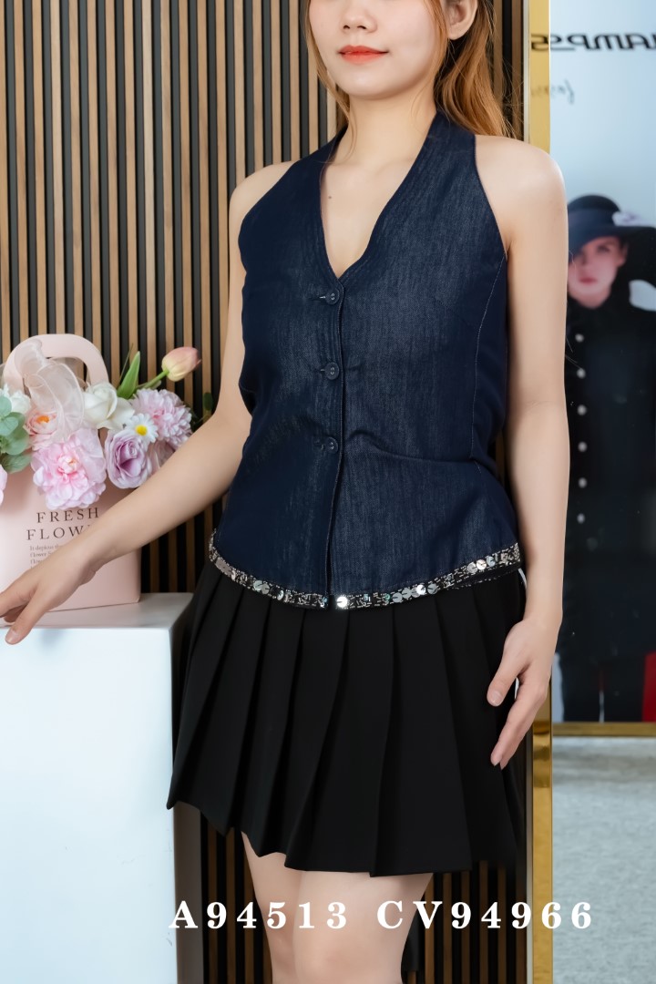CHÂN VÁY PHỐI JEAN 94966