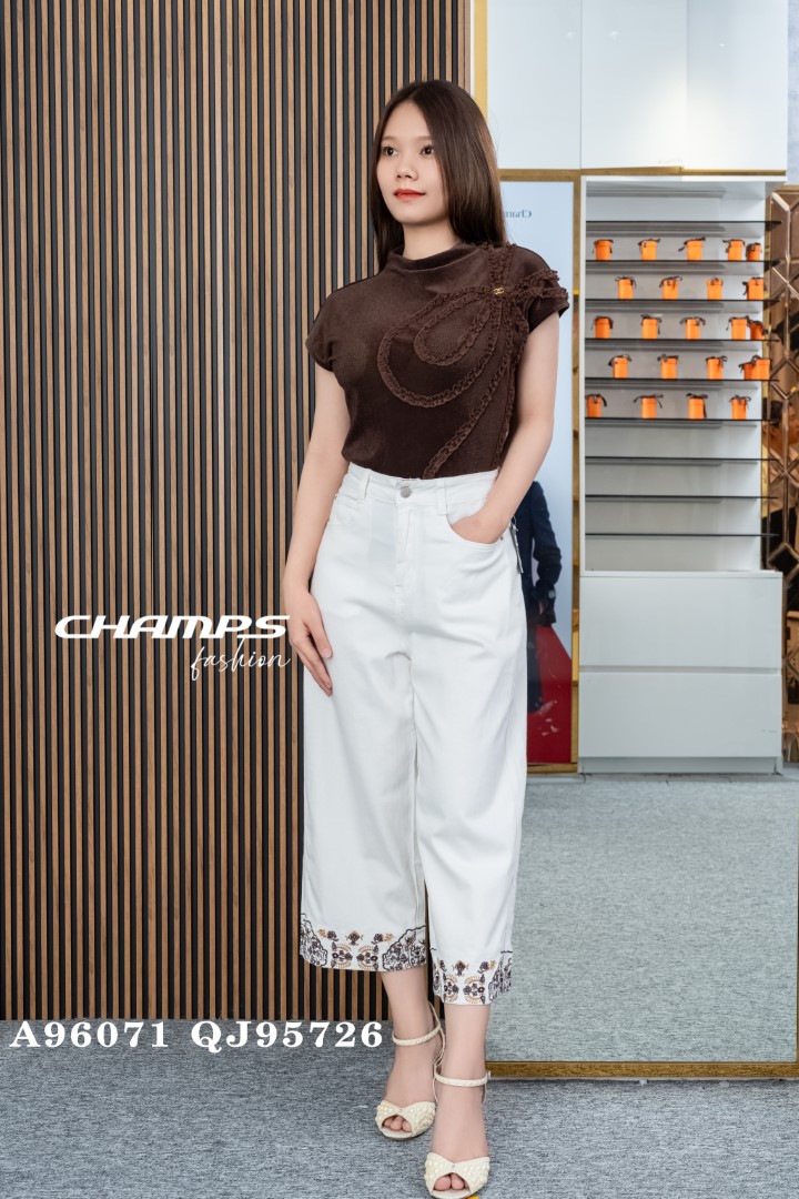 QUẦN JEAN TRẮNG LỬNG THÊU 95726
