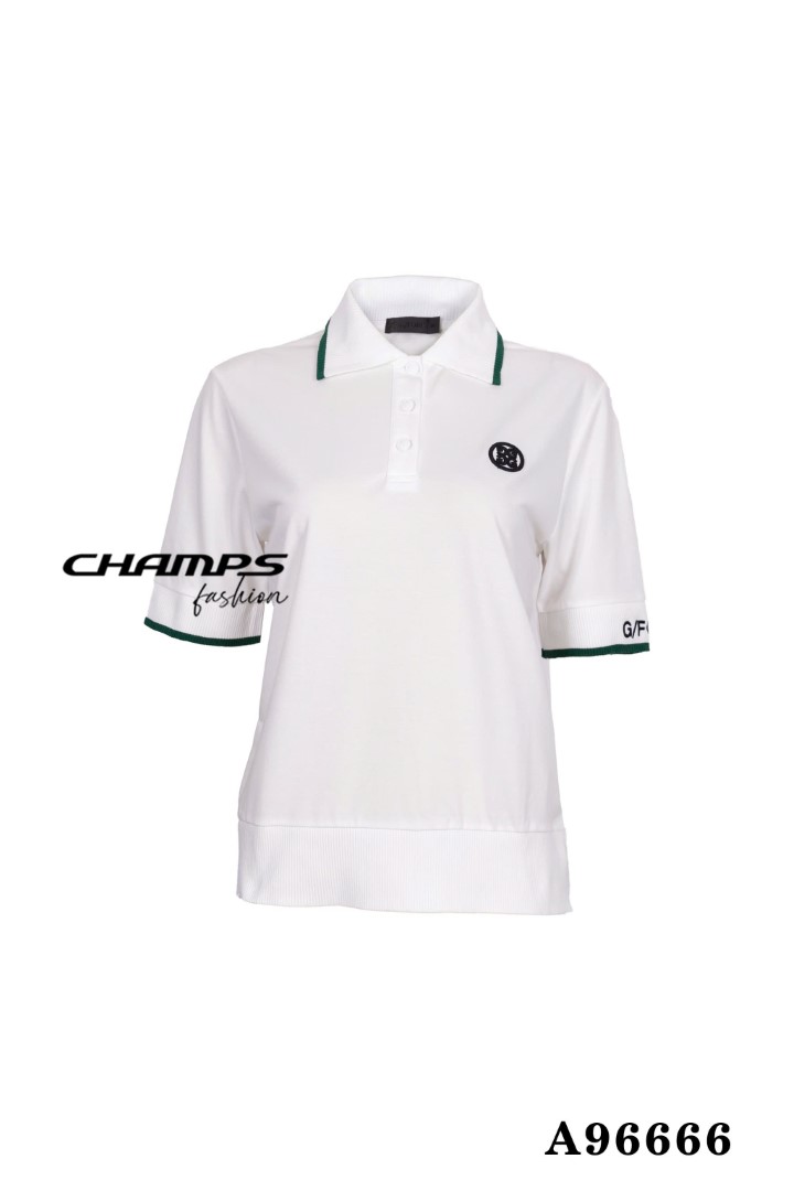 ÁO THUN TRẮNG VIỀN PIKER 96666