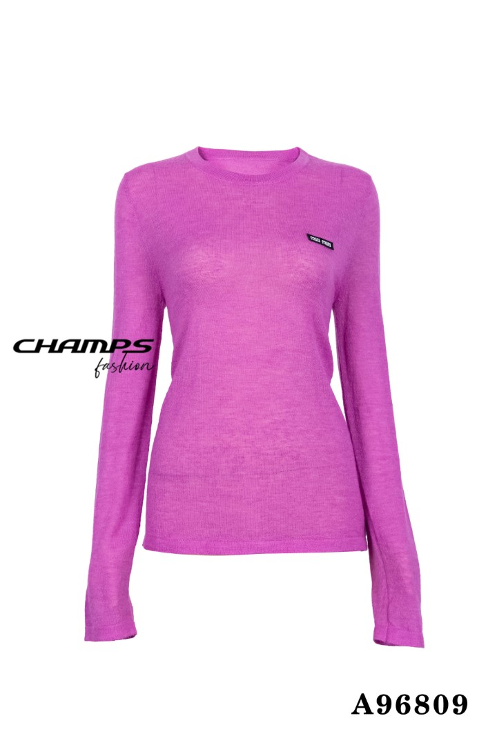 ÁO LEN TÍM TAY DÀI MIUMIU TAY DÀI 96809