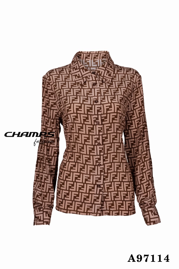 ÁO SƠ MI LỤA FENDI 97114