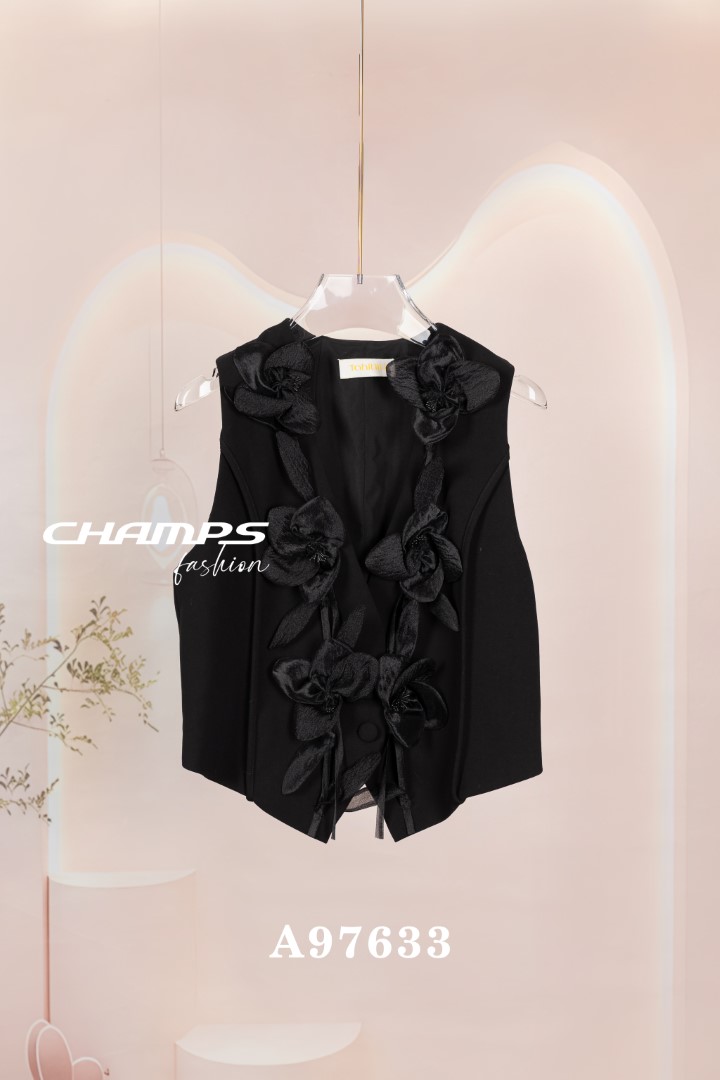 ÁO ĐEN GHI LÊ HOA 97633