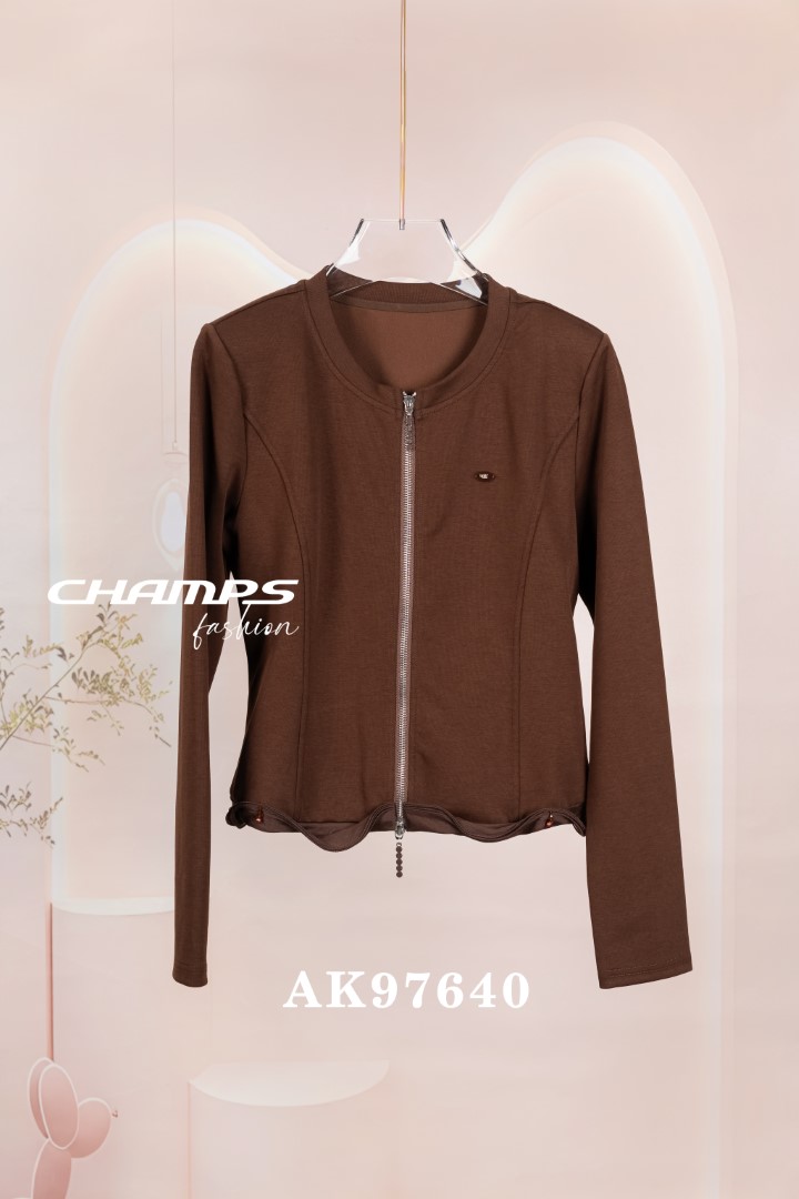 ÁO KHOÁC NÂU XỐP 97640