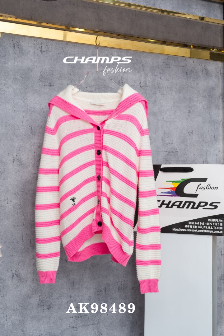 ÁO KHOÁC LEN KẺ DIOR 98489