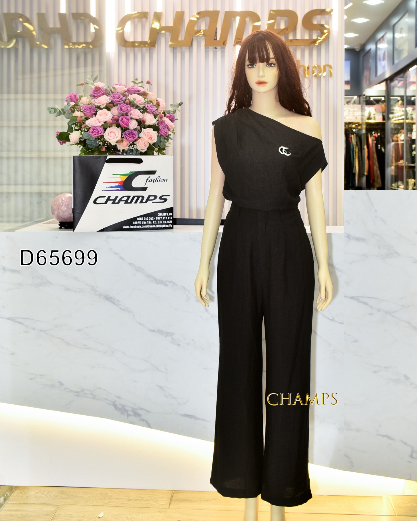 BỘ TƠ ĐEN +QUẦN SUÔN +CÀI 65699