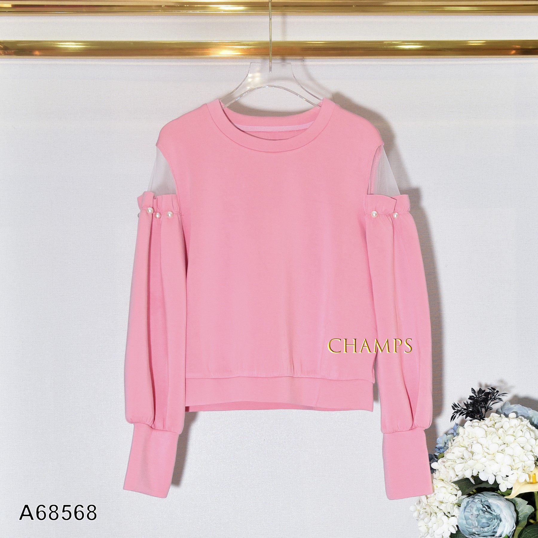 ÁO XỐP HỒNG 68568