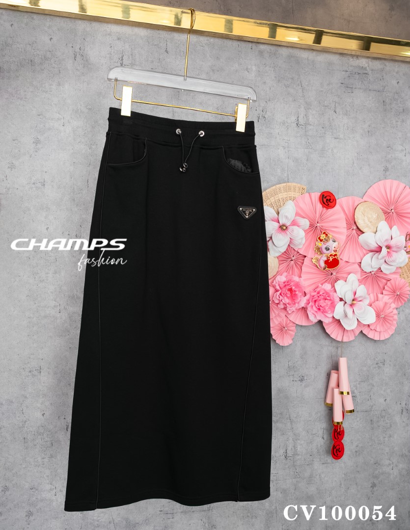 CHÂN VÁY ĐEN THUN 100054