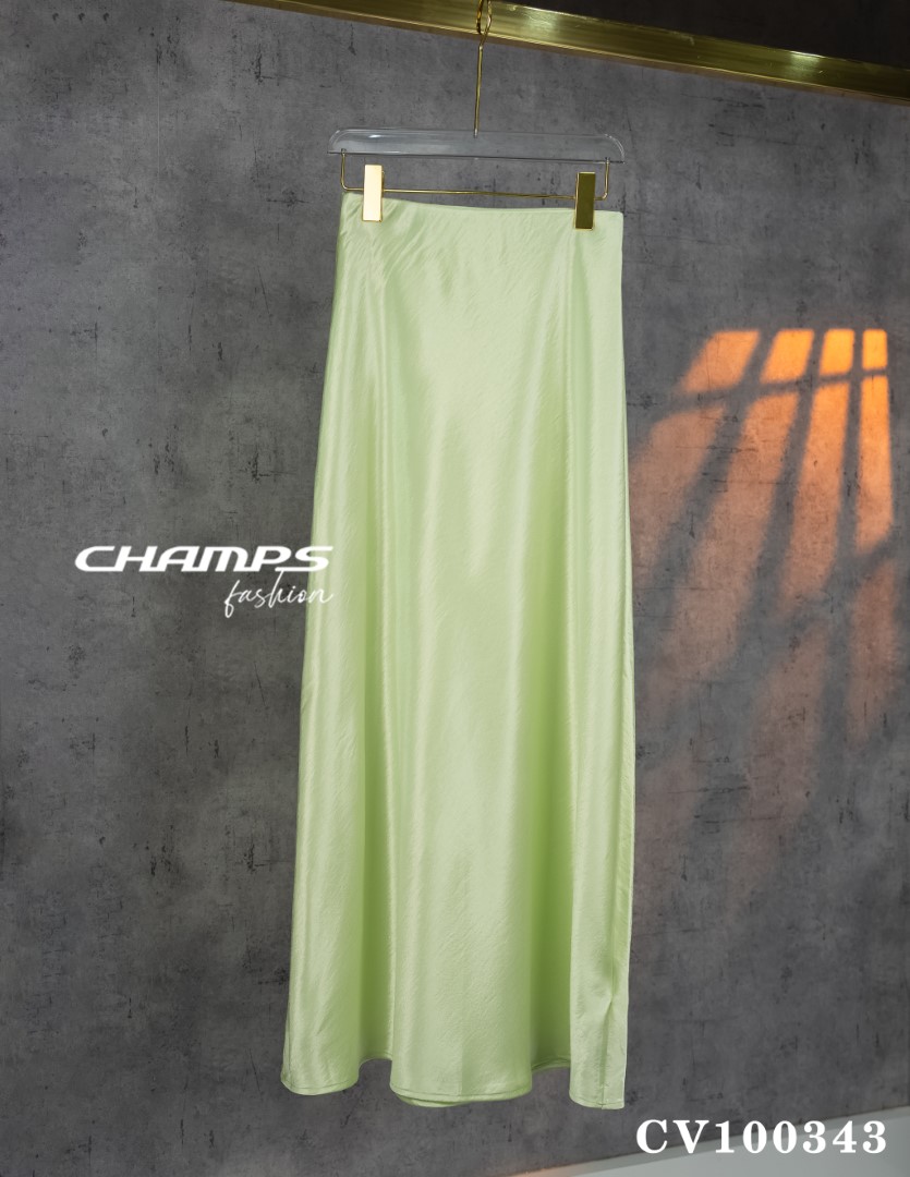 CHÂN VÁY LỤA XANH 100343