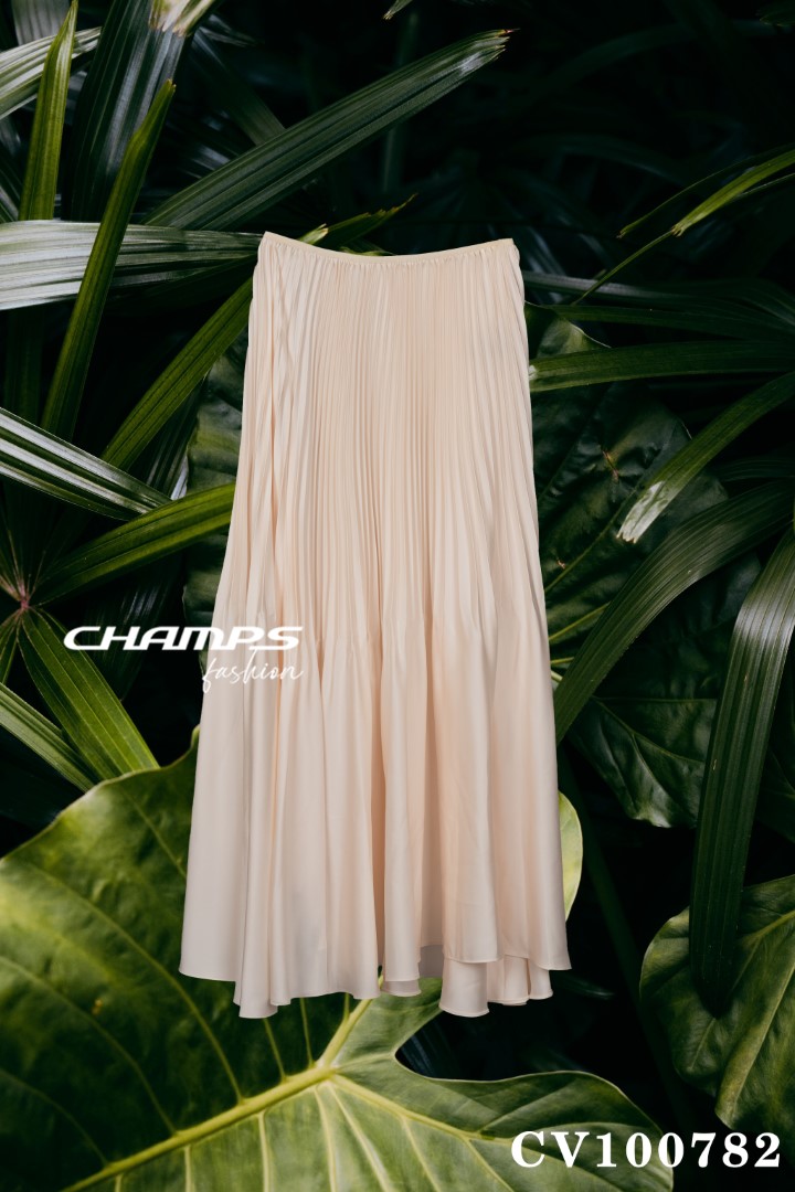 CHÂN VÁY XẾP LY KEM 100782