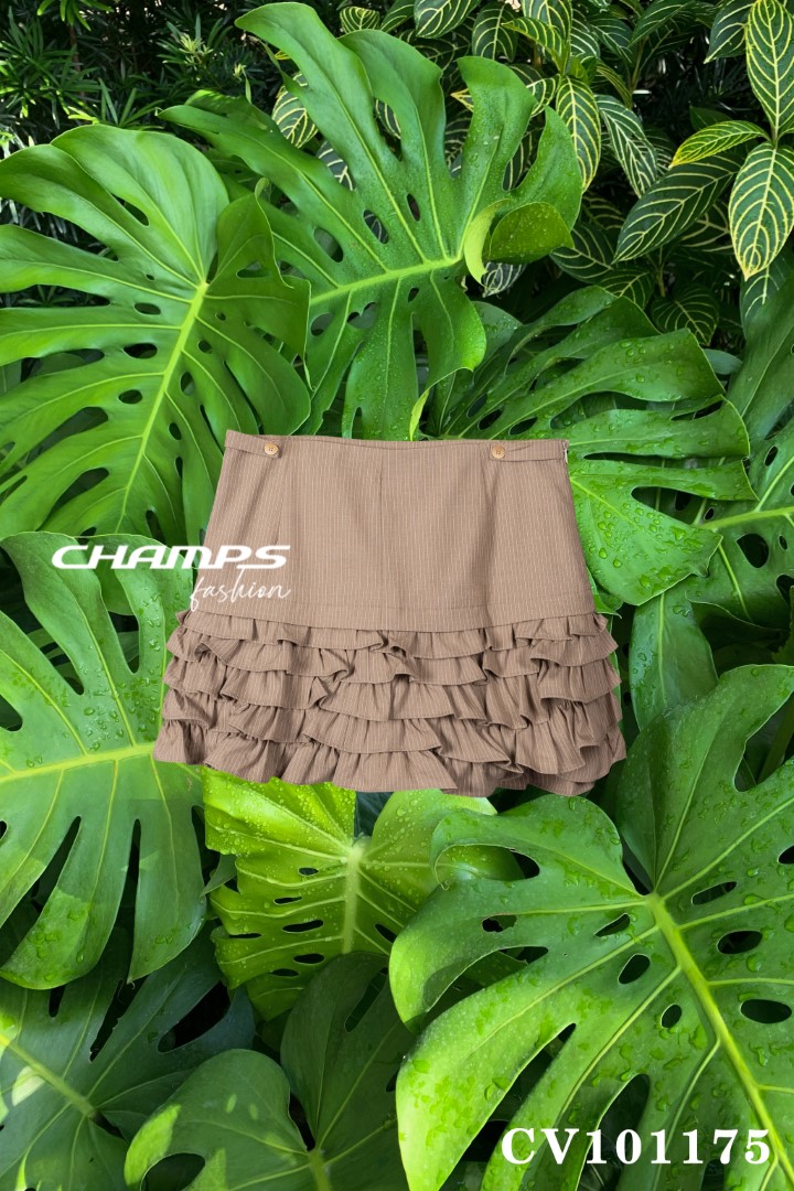 CHÂN VÁY KẺ NÂU 101175