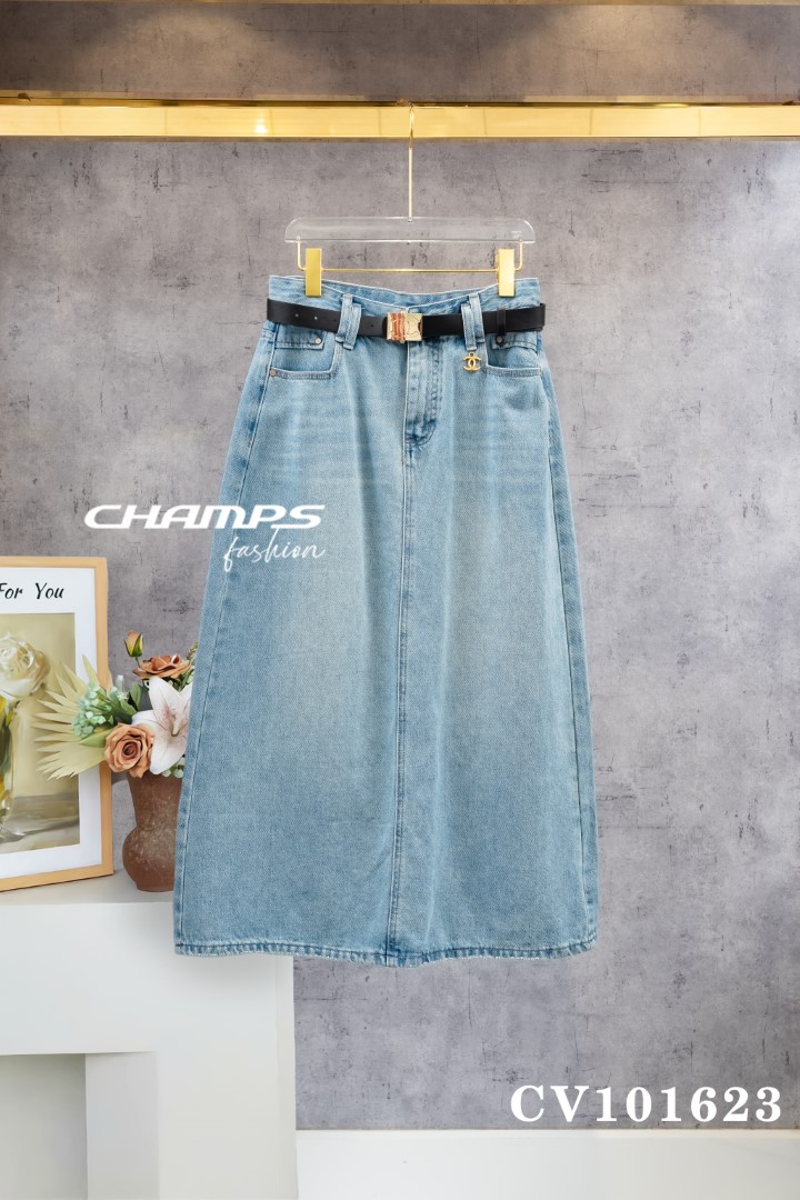 CHÂN VÁY JEAN XANH 101623