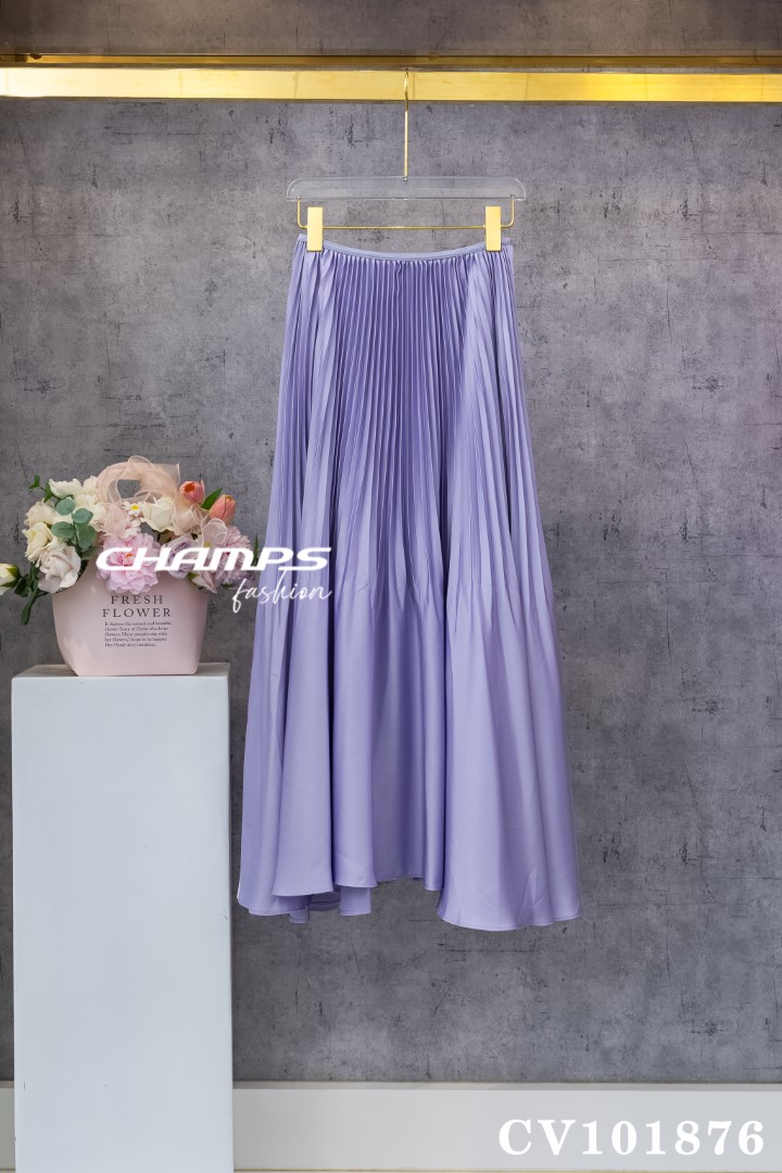 CHÂN VÁY TÍM XẾP LY 101876