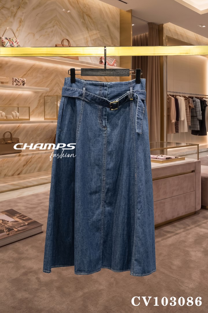 CHÂN VÁY JEAN XANH DN 103086