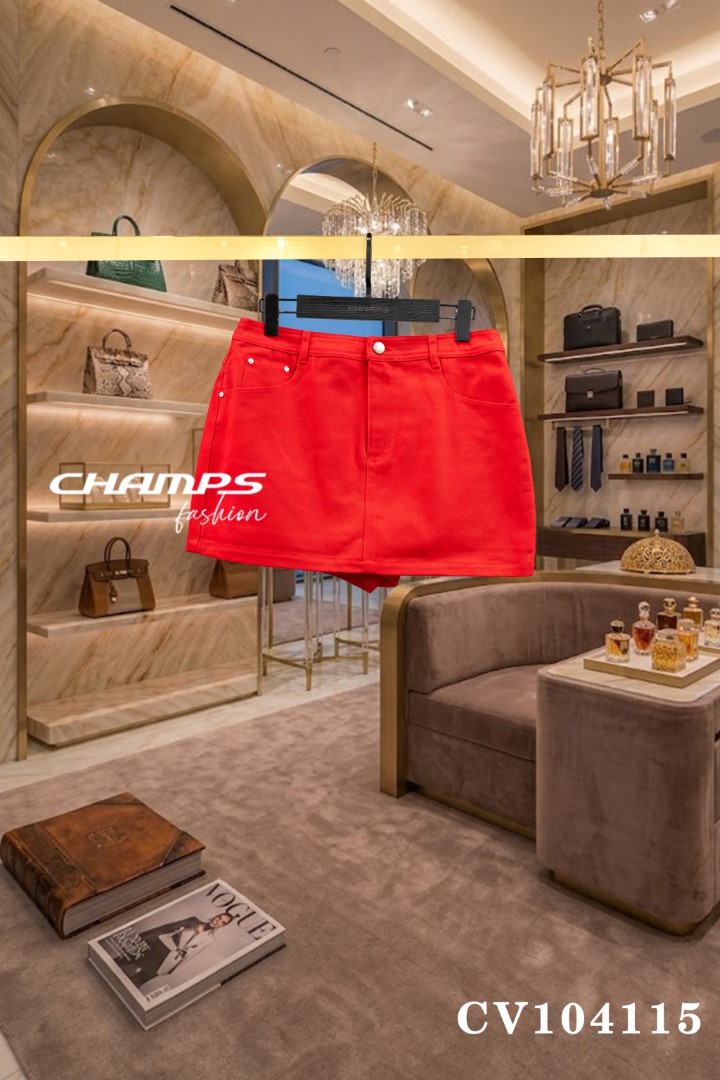 CHÂN VÁY KAKI ĐỎ 104115