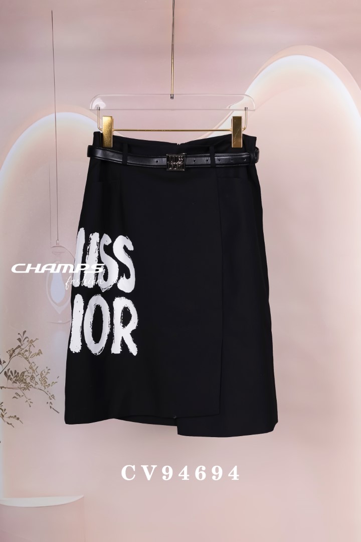 CHÂN VÁY ĐEN DIOR DN 94694