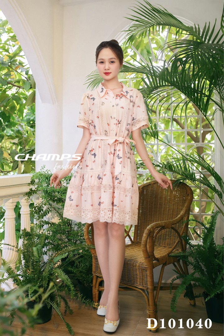 ĐẦM XÔ HOA HỒNG BUOM DN 101040